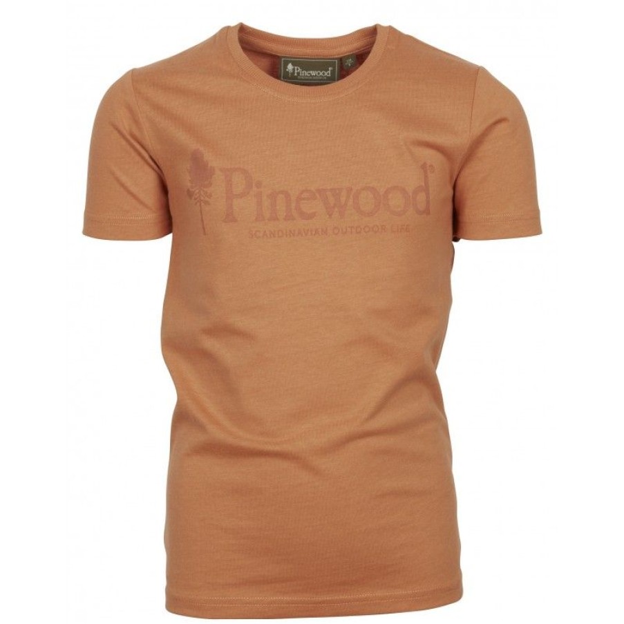 Mezczyzna Pinewood Koszulki | T-Shirt Pinewood® Outdoor Life Kids 6445