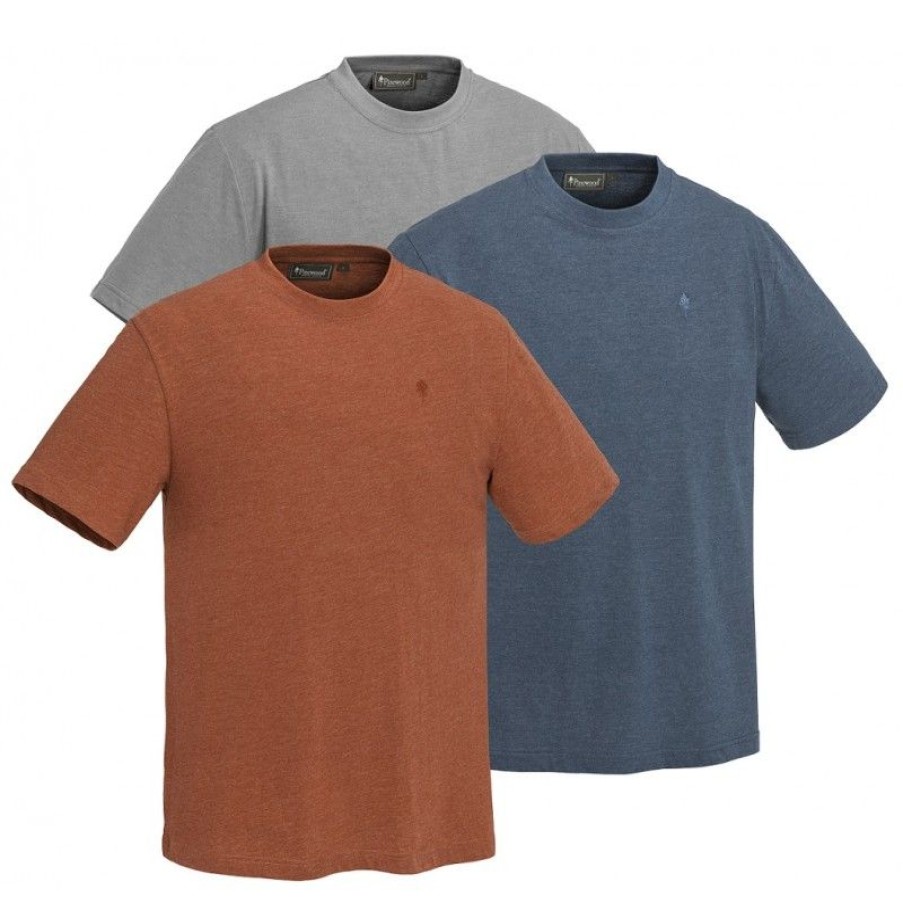 Mezczyzna Pinewood Koszulki | T-Shirt Pinewood® Outdoor 3-Pack 5448