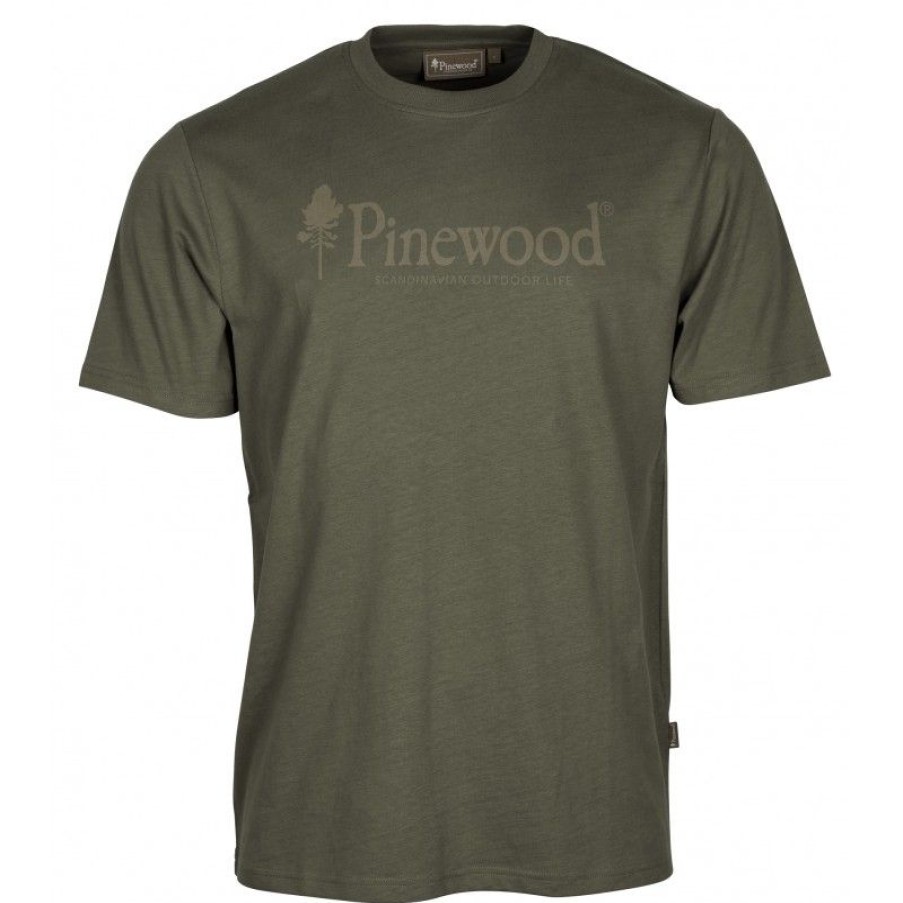 Mezczyzna Pinewood Koszulki | T-Shirt Pinewood® Outdoor Life 5445