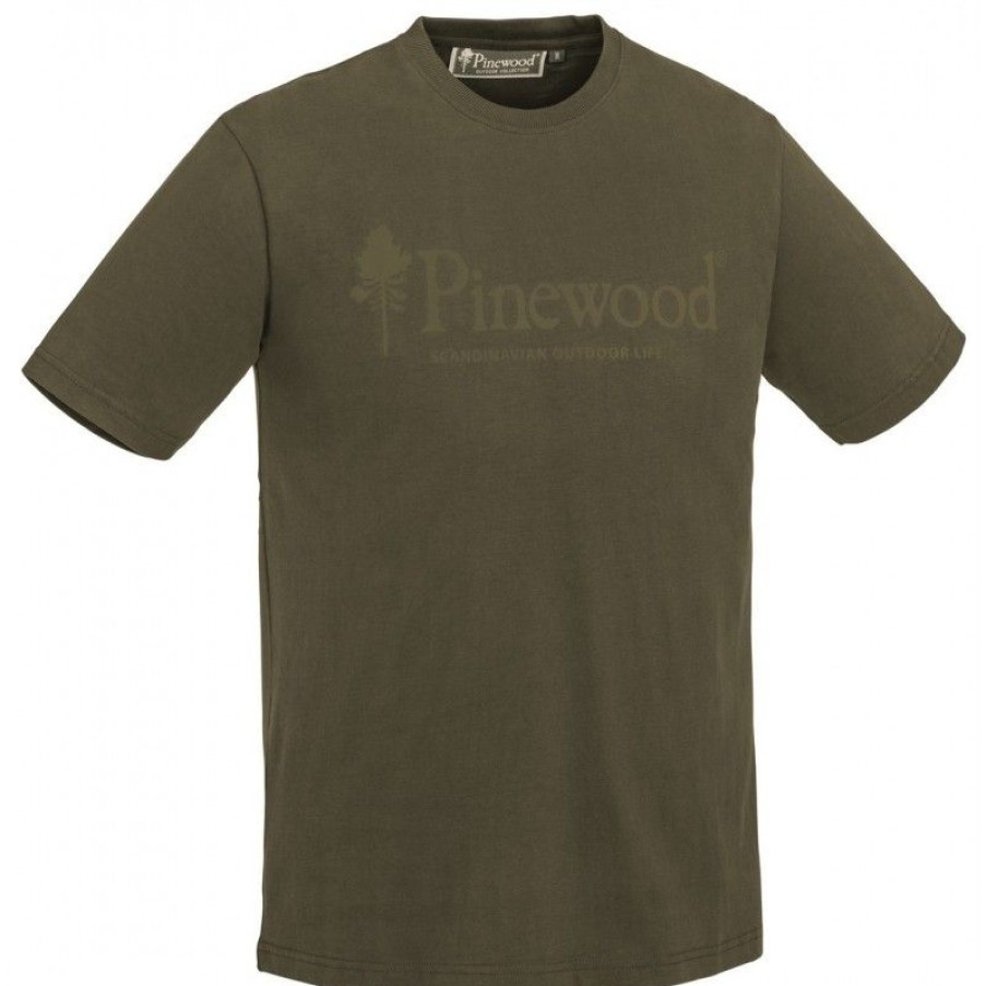 Mezczyzna Pinewood Koszulki | T-Shirt Pinewood® Outdoor Life 5445