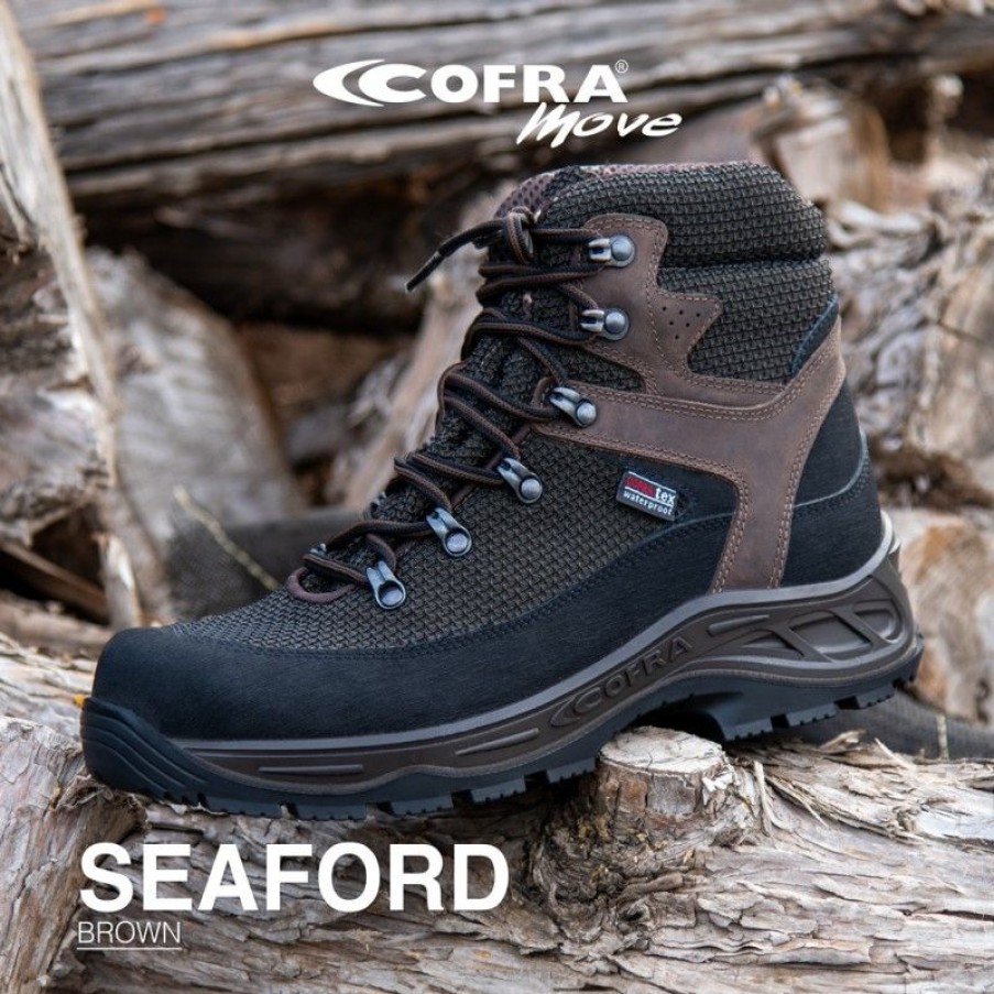 Mezczyzna Cofra Move Buty Trekkingowe | Buty Mysliwskie Cofra® Move - Seaford Brown 18220-002