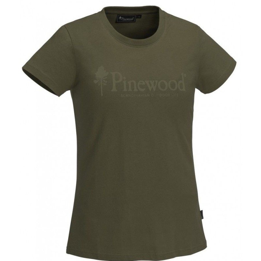 Kobieta Pinewood Koszulki & Bluzki Damskie | Damski T-Shirt Pinewood® Outdoor Life 3445