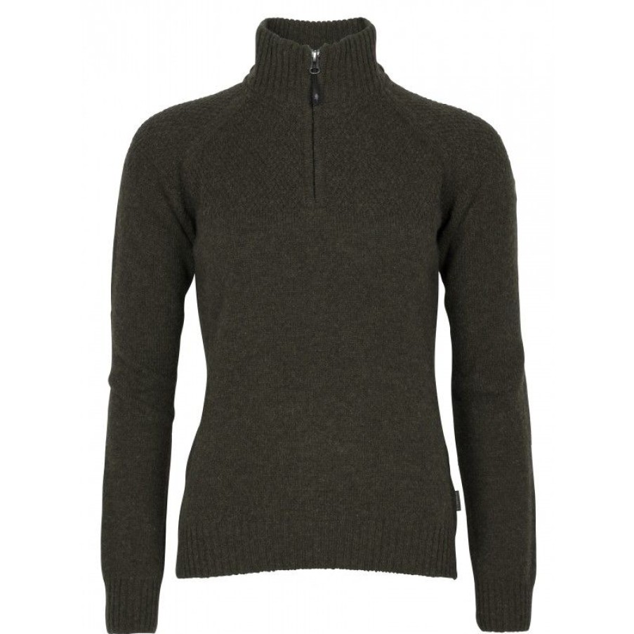 Kobieta Pinewood Swetry Damskie | Sweter Damski Pinewood® Varnamo T-Neck 3106